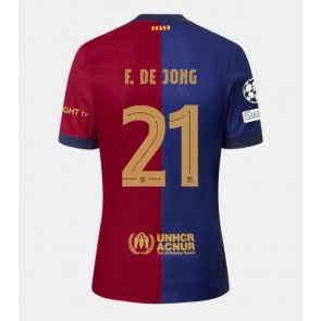 Barcelona Frenkie de Jong #21 Hemmatröja 2024-25 Kortärmad